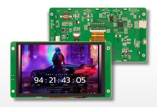 7.0-اینچ TFT با صفحه نمایش لمسی برای کنتور برق